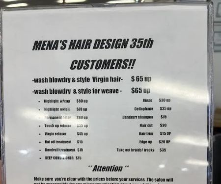 Mena's Hair Design