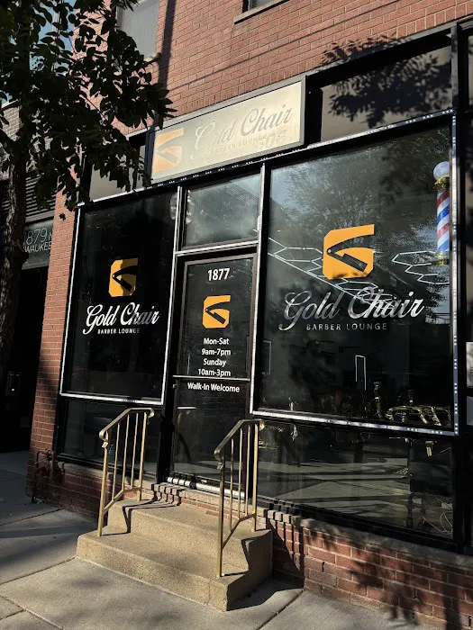 Gold Chair barber lounge 2. Picture 8