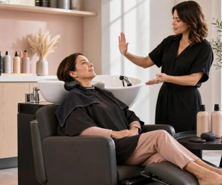 Salon Shampoo Bowl Comfort: A Client Communication Guide