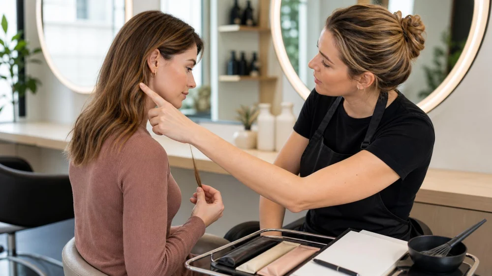 Salon Hair Color Tests: Ask About Skin and Strand Checks