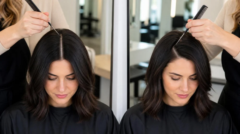 Changing Your Hair Part: Cowlick, Volume, and Training