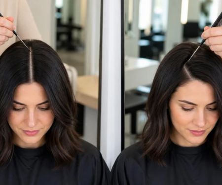 Changing Your Hair Part: Cowlick, Volume, and Training