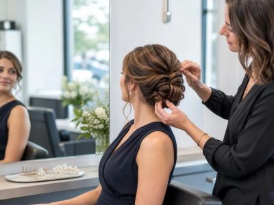 Formal Hairstyle Trial: Test Hold, Movement, and Removal