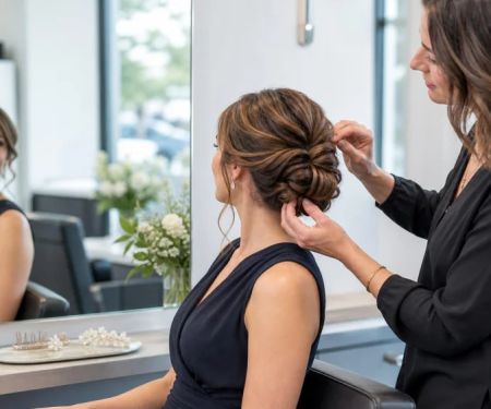 Formal Hairstyle Trial: Test Hold, Movement, and Removal