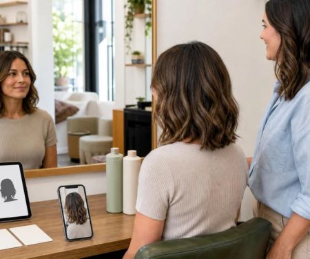 Salon Visit Record: Style Details, Products, and Next Steps
