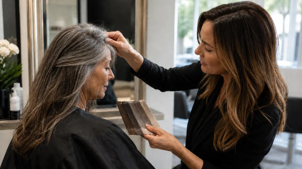 Gray Blending Consultation: Coverage, Contrast, and Upkeep