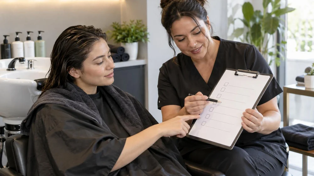 Salon Water Temperature: Scalp Comfort and Stop Signals
