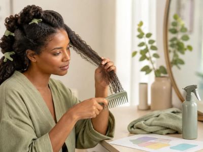 Hair Detangling Plan: Sections, Slip, and Gentle Progress