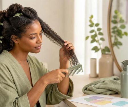 Hair Detangling Plan: Sections, Slip, and Gentle Progress