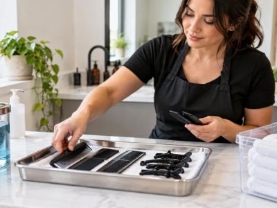 Salon Tool Sanitising: Combs, Clips, and Clean Storage