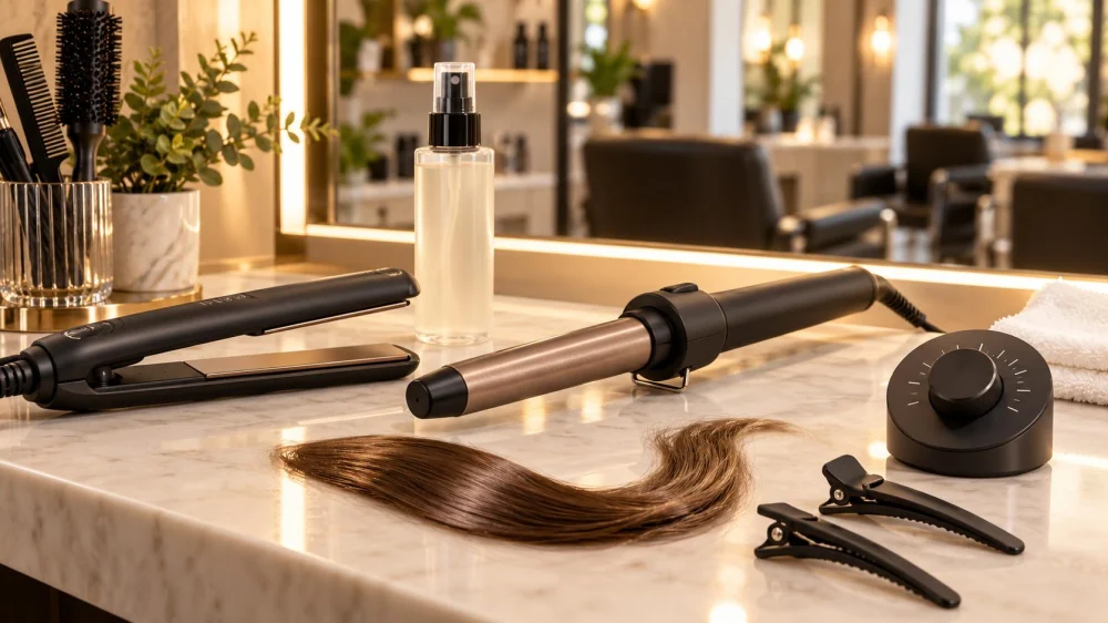 Salon Heat Styling Check: Temperature, Protection, and Stop