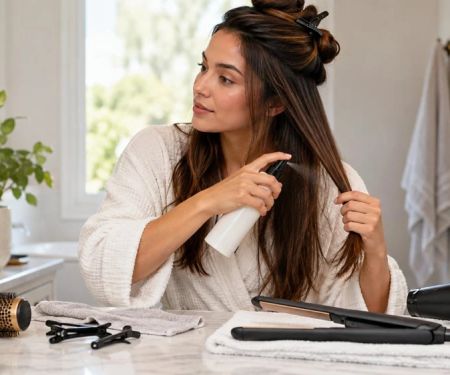 Hair Heat Protectant Plan: Product, Sections, and Tool Heat