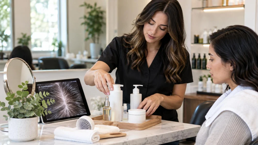 Salon Scalp Consultation: Symptoms, Products, and Timing