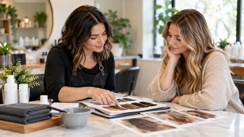 Hair Colour Consultation Notes: History and Expectations