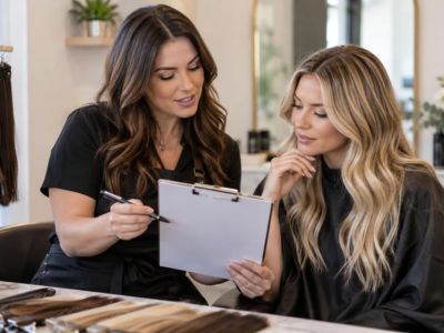 Hair Salon Extension Consultation: Method, Tension, and Upkeep