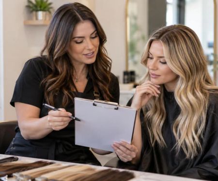 Hair Salon Extension Consultation: Method, Tension, and Upkeep
