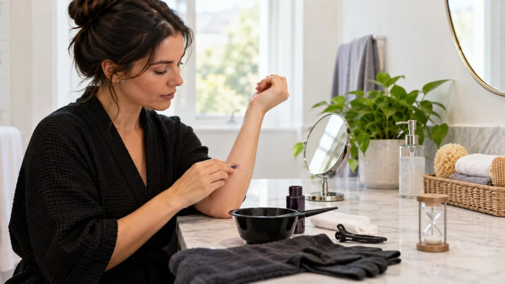 Salon Colour Patch Test: Timing, Site, and Reaction Notes