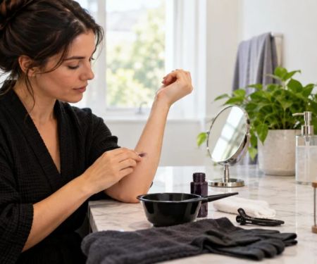 Salon Colour Patch Test: Timing, Site, and Reaction Notes