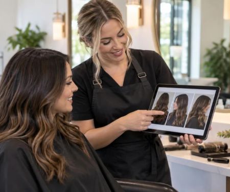 Hair Salon Appointment Photo File: Condition, Angles, and Dates