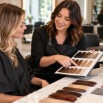 Hair Salon Material Sample Approval: Colour, Model, and Record