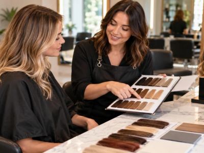 Hair Salon Material Sample Approval: Colour, Model, and Record